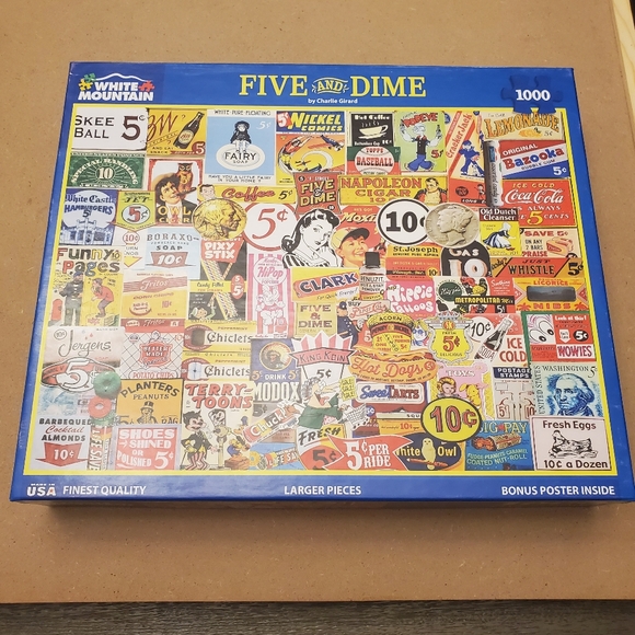 White Mountain Five and Dime Puzzle - Picture 1 of 1
